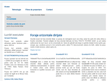 Tablet Screenshot of foraje-tehnodrill.ro